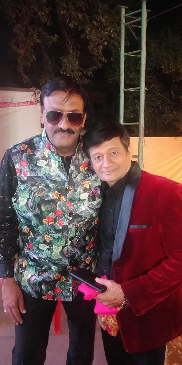 Two Star Musical Entertainer artists backstage before a live performance